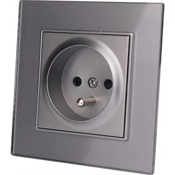 Elektrická zásuvka Elektrická Zásuvka Appio šedá