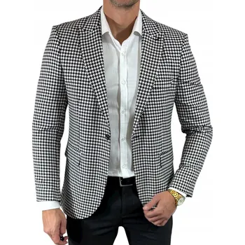 Dámské sako Sako jednoradové vypasované kostkované DJM20 - 54