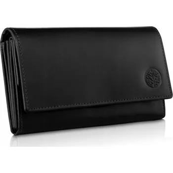 Peněženka Betlewski dámská peněženka z pravé kůže černá