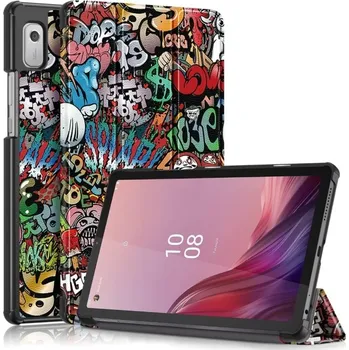 Pouzdro na tablet VSECHNONAMOBIL 56642 ART Zaklápěcí obal Lenovo Tab M9 GRAFFITY