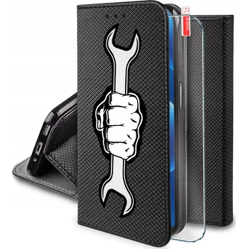 Pouzdro na mobilní telefon Flipové pouzdro KrainaGSM pro realme C75 černé