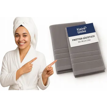 Ručník Bavlněná Sada Ručníků 2 ks 30x50 cm 100% Bavlna Sada