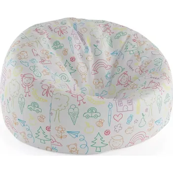 Sedací pytel Sablio Sedací vak Cocoon Barevná školka - 115 x 75 cm x 45 cm