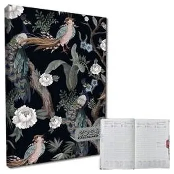 Diář Kalendarz 2026 A5 tygodniowy rozkładówka Pawie