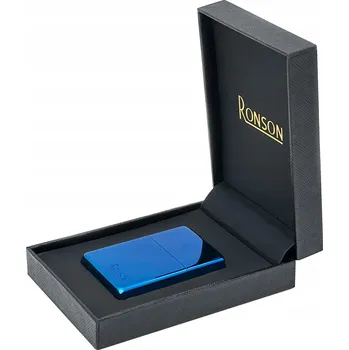 Zapalovač Zapalovač RONSON BLUE ICE benzínový