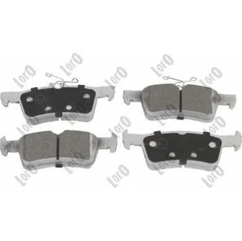 Brzdová destička Sada brzdových destiček, kotoučová brzda ABAKUS 231-02-132