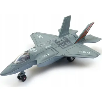 autíčko Kovové letadlo se světlem a zvukem 21cm F-35