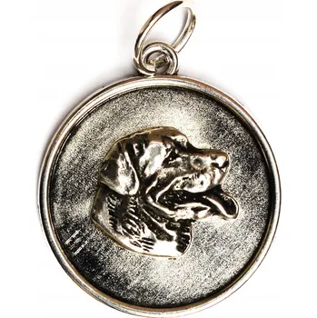 Náhrdelník Náhrdelník Rottweiler, medailonek na řemínku, přívěsek se psem