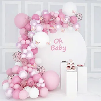 Přisada na vaření a pečení Balónková girlanda růžová 134ks - Cakesicq | Cukrářské potřeby