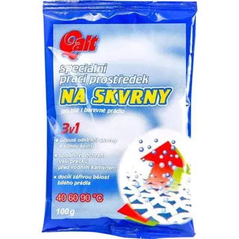 Prací prášek Qalt speciální prací prostředek na skvrny, 100 g