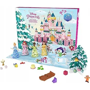 Panenka Panenka Disney Princezny Disney Princess adventní kalendář malé panenky princezny 24 překvapení 30,48 cm