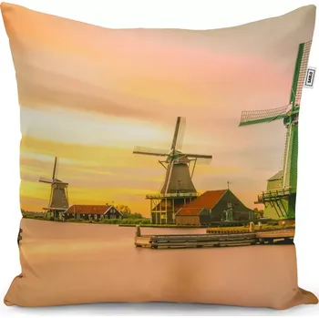 Polštář Sablio Polštář Větrné mlýny - 40x40 cm