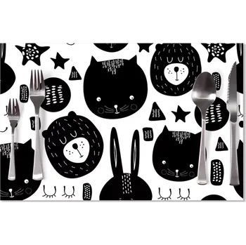 prostírání Sablio Prostírání Kočička a medvěd: 40x30cm