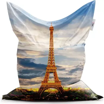 Sedací pytel Sablio Sedací vak Classic Eiffel Tower 3 - 150x100 cm