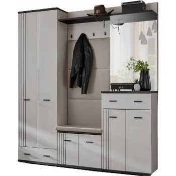 Šatní skříň Šatní skříň ASM HUGO 180 x 203 x 32 cm kašmír