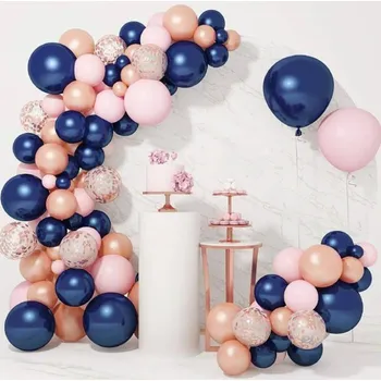 Přisada na vaření a pečení Balónková girlanda růžovo modrá 121ks - Cakesicq | Cukrářské potřeby