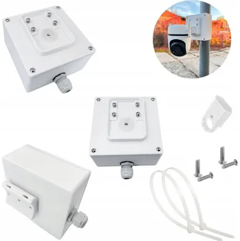 Bezpečnostní kamera KRABIČKA S TĚSNĚNÍM PRO KAMERU TP-LINK TAPO C530 WS, MONTÁŽ NA OKAP/SLOUP