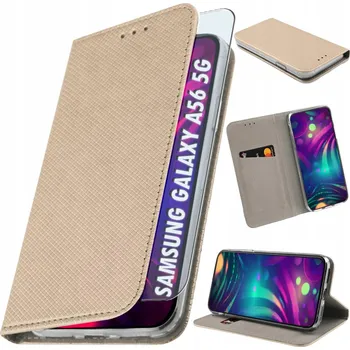 Pouzdro na mobilní telefon Flipové pouzdro pro Samsung Galaxy A56 5G + Sklo 9H - Pouzdro