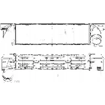 Chladič motoru NRF 309097 Chladič stlačeného vzduchu (Intercooler)