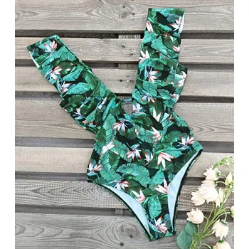 Dámské plavky Vícebarevné jednodílné plavky Sapphire, velikost XL