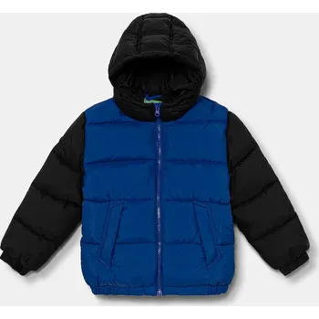 Chlapecká bunda Dětská bunda United Colors of Benetton modrá barva, 2WU0CN06N 2WU0CN06N.G.seasonal 55X, vel. 140