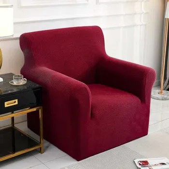 Napínací potah Napínací potahy na sedačku Trixie / potahy na křesla Trixie Barva: Červená, VELIKOST POTAHU: Trojkřeslo (195-230cm)