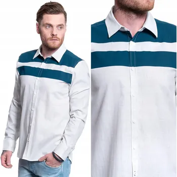 Pánská košile Mustang pánská košile casual 1008978 2064 dlouhý rukáv regular bavlna velikost M