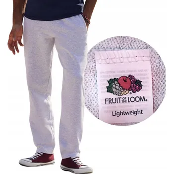 Pánské tepláky s volnými nohavicemi Fruit Of The Loom Heather Grey M