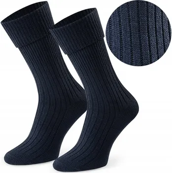 Pánské ponožky Steven Ponožky ponožky beztlakové na spaní, modré, velikost 41-43