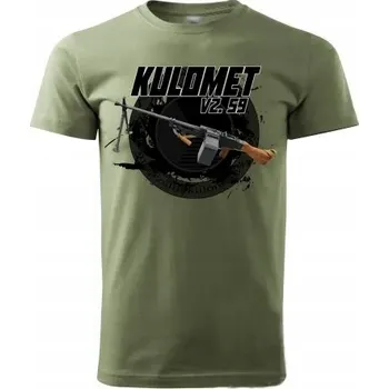 Pánské oblečení Tričko STRIKER Kulomet v.59 Barva: bílá, Velikost: S