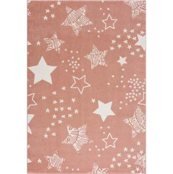Koberec Dětský koberec Hvězdy Anime 9387 růžový