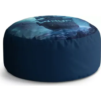 Taburet Sablio Taburet Circle Plachetnice v průrvě: 38x48 cm