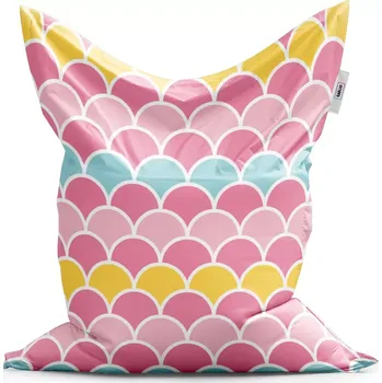 Sedací pytel Sablio Sedací vak Classic Barevné šupiny - 200x140 cm