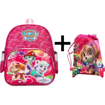 Školní batoh Školní batoh jednokomorový Tlapková patrola Jelly Pens růžový