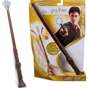 Figurka HARRY POTTER Kouzelná hůlka SPECTACULAR SPELL WAND – reaguje na pohyb, pro kouzlení