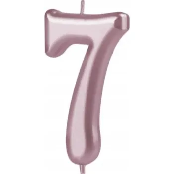 Svíčka Id_3037 SVÍČKA ČÍSLICE 7 DORT SVÍČEK SEDM NAROZENINY