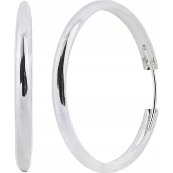 Náušnice STŘÍBRNÉ NÁUŠNICE KULATÉ KRUHY KOLEČKA 60