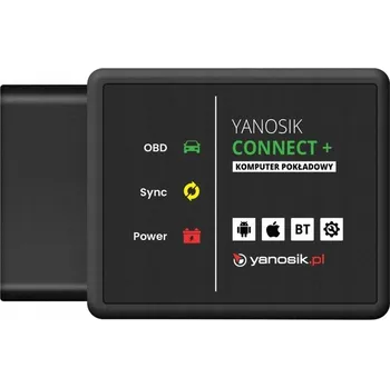 Autoelektronika Yanosik Connect+ palubní počítač iOS a Android