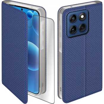 Pouzdro na mobilní telefon Flipové pouzdro TFO pro Motorola Edge 60 Fusion, modré