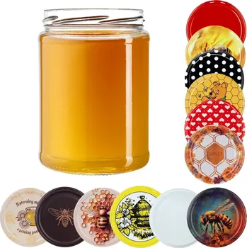 Sklenice Skleněná zavařovací sklenice Kadax 540 ml na zavařeniny 8 ks