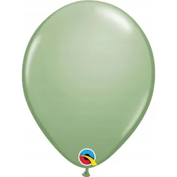 Balónek Klasické latexové balónky 11" QL RND Zelená / 100ks 28 cm