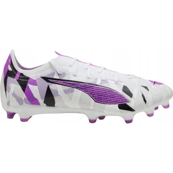 Kopačky PUMA ULTRA 5 MATCH FOREVER FG/MG (44) Pánské kopačky Bílé na trávník