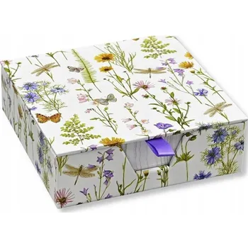 Obraz Ozdobné poznámkové bločky PETER PAUPER Divoká zahrada 10x10 cm, 250 bločků v krabičce