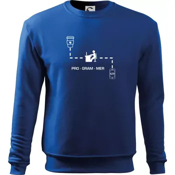 Chlapecké tričko Programátor mobil - Mikina Essential dětská - 158 cm/12 let ( Královská modrá )