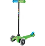 Dětská koloběžka Micro MINI CLASSIC LED UNI Zelená, Černá, Mix
