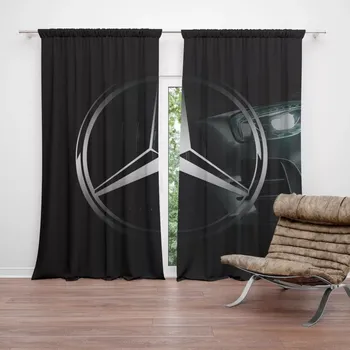 Závěs Sablio Závěs Logo 3 Maska: 2ks 140x250cm