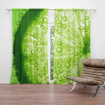 Závěs Sablio Závěs Limetka: 2ks 140x250cm