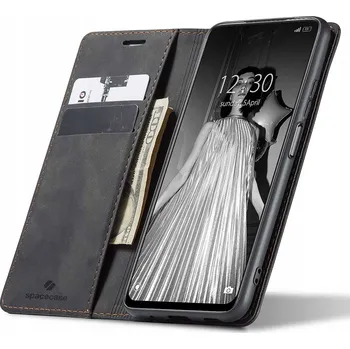 Pouzdro na mobilní telefon Pouzdro s klopou Spacecase pro Xiaomi POCO M3 Pro 5G, černé
