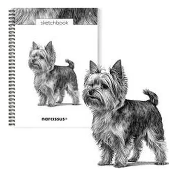 Set školních potřeb Szkicownik A4/50K na spirali - Pies