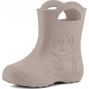 Chlapecké holínky Holínky Žabky lehké pěnová guma LADEHEID Béžová 24-25